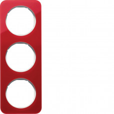 Рамка 3Х красный прозрачный/пол.белье, акрил, R.1 10132349, Гарантия
