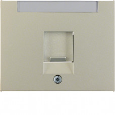 Накладка для суппортов под модуль RJ12/RJ45, стальной лак, K.5 11707004, Гарантия