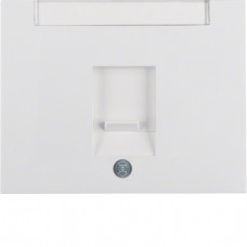 Накладка для суппортов под модуль RJ12/RJ45, пол.белье, K.1 11707009, Гарантия