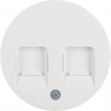 Накладка для суппортов под два модуля RJ12/RJ45, пол.белье, R.1/R.3 11812089, Гарантия