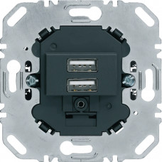 USB-розетка двойная, 230В, антрацит 260205, Гарантия