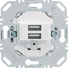 USB-розетка двойная, 230В, пол.белье, Гарантия