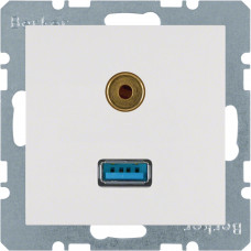 Розетка USB/3.5мм аудио, пол.белье S.1 3315398989, Гарантия