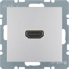 HDMI-розетка, подключение сзади под углом 90град., алюминий B.х 3315431404, Гарантия