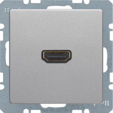 HDMI-розетка, подключение сзади под углом 90град., алюминий, Q.х 3315436084, Гарантия