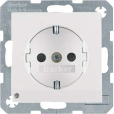 Розетка с ж/к с зах.от детей, LED-подсв., пол.белье мат, 16А/250В S.1/B.х 41091909, Гарантия Розетка с ж/к с зах.от детей, LED-подсв., пол.белье мат, 16А/250В S.1/B.х 41091909, Гарантия