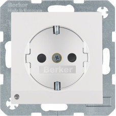 Розетка с ж/к с зах.от детей с LED-подсветкой, пол.белье, 16А/250В S.1 41098989, Гарантия
