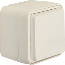 Розетка с ж/к из зах.контактов IP55, пол.белая, 16А/250В W.1, Гарантия