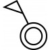 Кнопка IP55, белая, 10АX/250В W.1 50453522, Гарантия
