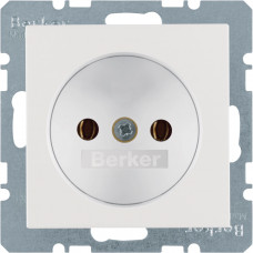 Розетка без з/к, пол.белье матовое, 16А/250В S.1/B.х 6167031909, Гарантия