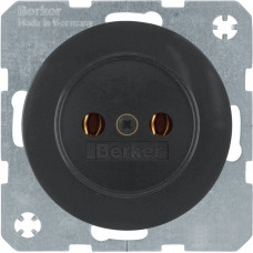 Розетка без ж/к, 16А/250В, черная, R.1/R.3 6167032045, Гарантия