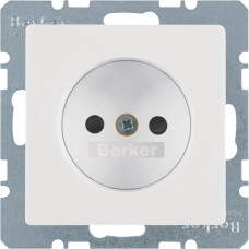 Розетка без ж/к, зах.контактов, 16А/250В, пол.белье, Q.х 6167336089, Гарантия
