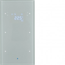 Стеклянный сенсор 2-кан. с регул.темп-ры, алюминий, TS Sensor 75642034, Гарантия