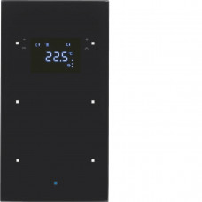 Стеклянный сенсор 2-кан. с регул.темп-ры, черный, TS Sensor 75642035, Гарантия