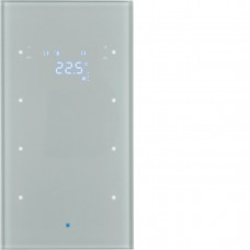 Стеклянный сенсор 3-кан. с регул.темп-ры, алюминий, TS Sensor 75643034, Гарантия
