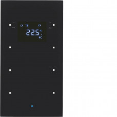 Стеклянный сенсор 3-кан. с регул.темп-ры, черный, TS Sensor 75643035, Гарантия