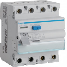 УЗО 4P 6kA 25A 30mA CDA425D, Гарантия