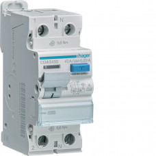 УЗО 2P 10kA 40A 30mA CDA540D, Гарантия