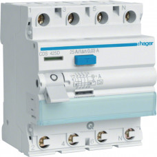УЗВ QC 4P 25A 30mA A CDS425D, Гарантия
