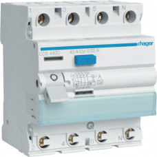 УЗВ QC 4P 40A 30mA A CDS440D, Гарантия