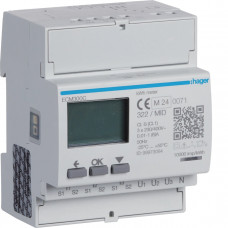 Счетчик 3-фазное подключение ч/трансформатор 1-5А, 4М, MBUS MID, Гарантия