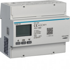 Счетчик 3-фазный прямого подключения 125А, 6М, MBUS MID ECM310D, Гарантия