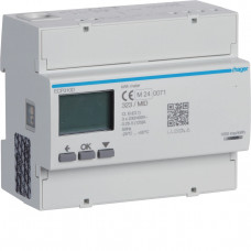 Счетчик 3-фазный прямого подключения 125А, 6М, S0 MID ECP310D, Гарантия