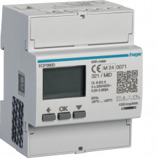 Счетчик 3-фазный прямого подключения 80А, 4М, S0 MID ECP380D, Гарантия