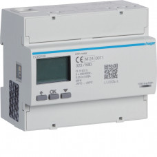 Счетчик 3-фазный прямого подключения 80А, 4М, MODBUS MID ECR310D, Гарантия