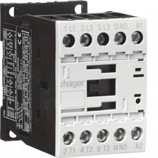 Контактор корпусный 3P+1НВ, 24В-АС, 12А AC-3 EV01210D, Гарантия