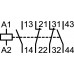 Контактор корпусный 4P, 2НВ + 2НЗ, 24В-DC, 4А AC-15 EVR00422E, Гарантия