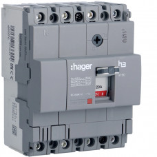 Автоматический выключатель x160, In=20А, 4п, 18kA, Тффикс./Мффикс., Гарантия