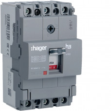 Автоматический выключатель x160, In=25А, 3п, 18kA, Тффикс./Мффикс., Гарантия