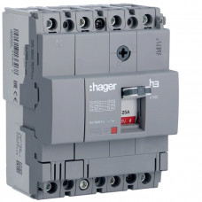 Автоматический выключатель x160, In=25А, 4п, 18kA, Тффикс./Мффикс., Гарантия