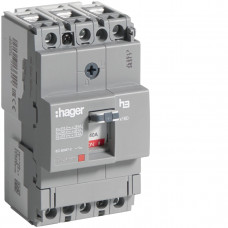 Автоматический выключатель Тффикс./Мффикс. x160 In=40А 3п 18kA Hager, Гарантия