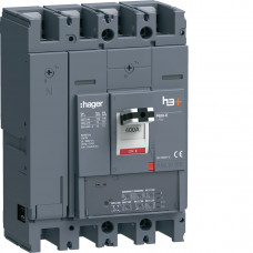 Автоматический выключатель h3+, P630, In=400A, 4п, 70kA, LSI HEW401JR, Гарантия