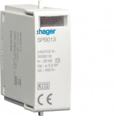 Вставной модуль 40kA 440V для разрядников T2 IT SPB013, Гарантия