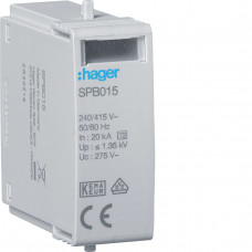 Вставной модуль T2 L-N Uc 275V Imax 40kA Up 1.35kV SPB015, Гарантия