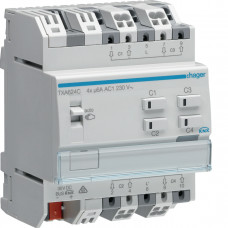 Устройство для жалюзи KNX-easylinklink 4-канальное, 230В TXA624C, Гарантия