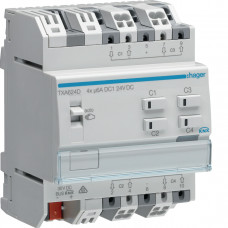 Устройство для жалюзи KNX-easylinklink 4-канальное, 24В TXA624D, Гарантия