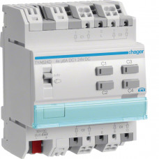 Устройство для жалюзи KNX 4-канальное, 24В TYA624D, Гарантия