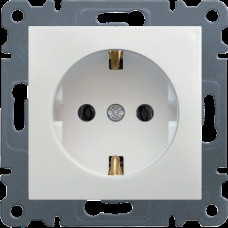 Розетка с ж/к Lumina, белая, 16А/230В WL1050, Гарантия