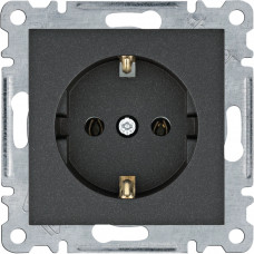 Розетка с ж/к Lumina, черная, 16А/230В WL1053, Гарантия Розетка с ж/к Lumina, черная, 16А/230В WL1053, Гарантия