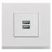 Розетка 2xUSB-A, 3А, Gallery WXF112, Гарантия