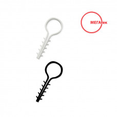 Дюбель-елка 16 круглая белая МЕГАтек (100шт)