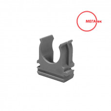 Крепление для гофры д16 (100шт) МЕГАтек серое