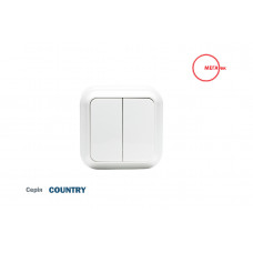 Выключатель 2-кл снаружи Country МЕГАтек MTC-0108-002