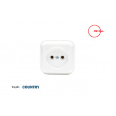 Розетка 1-я внеш.установки Country МЕГАтек MTC-0110-004