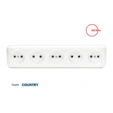 Розетка 5-я внеш.установки Country МЕГАтек MTC-0115-009