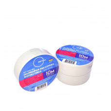 Изоляционная ПВХ лента МЕГАтек 10метров белая 0,12*19 огнестойкая МТИ-0103-1013